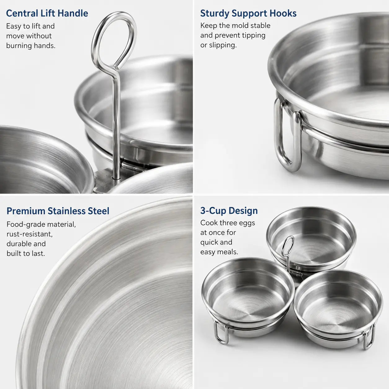 Central lift handle and support hooks